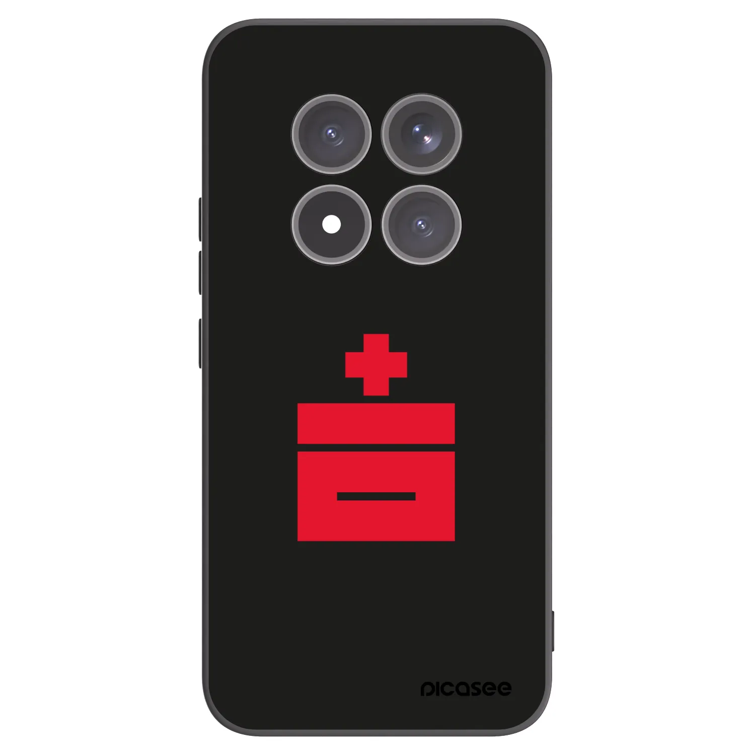 Picasee fekete szilikon tok az alábbi mobiltelefonokra Xiaomi Redmi Note 15 Pro+ - Le Plastenciaga