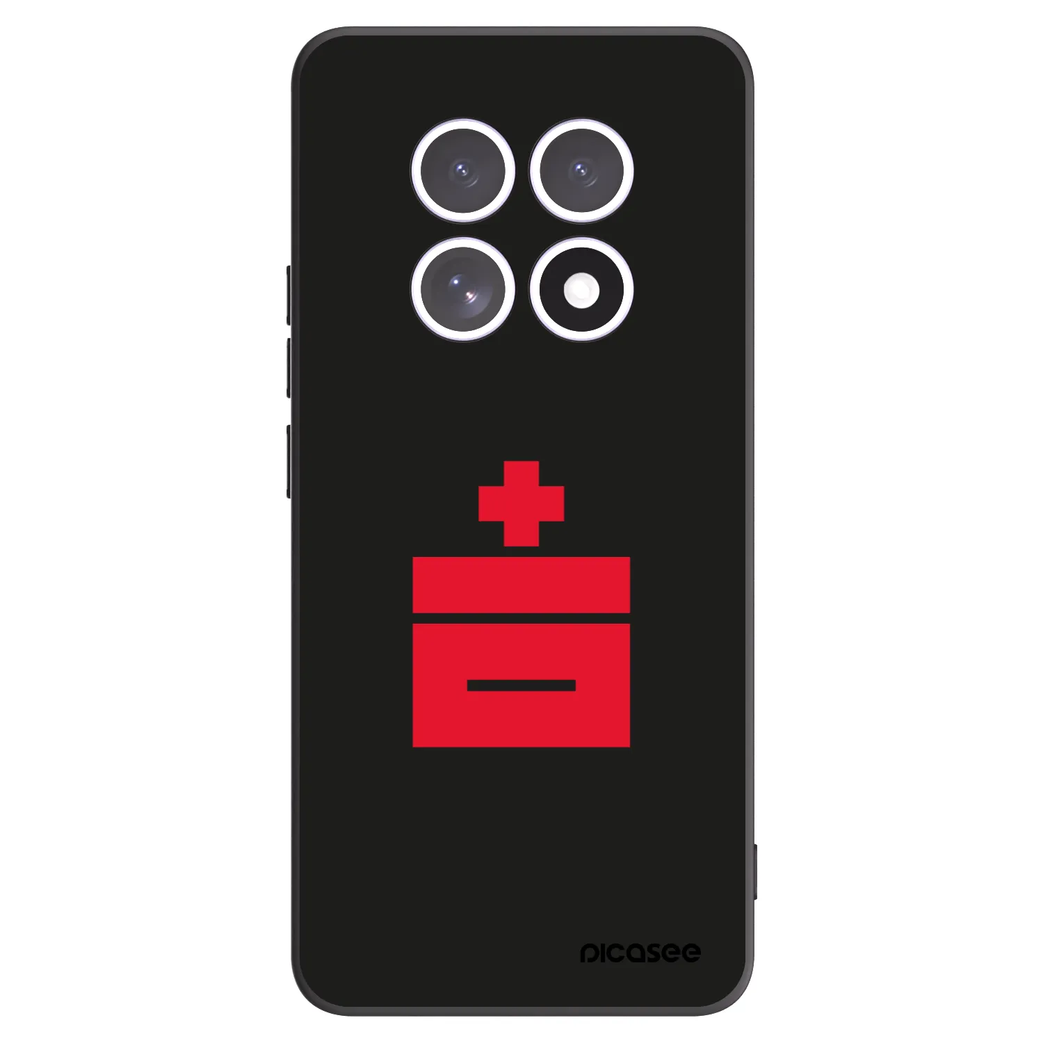 Picasee fekete szilikon tok az alábbi mobiltelefonokra Xiaomi Redmi Note 15 - Le Plastenciaga