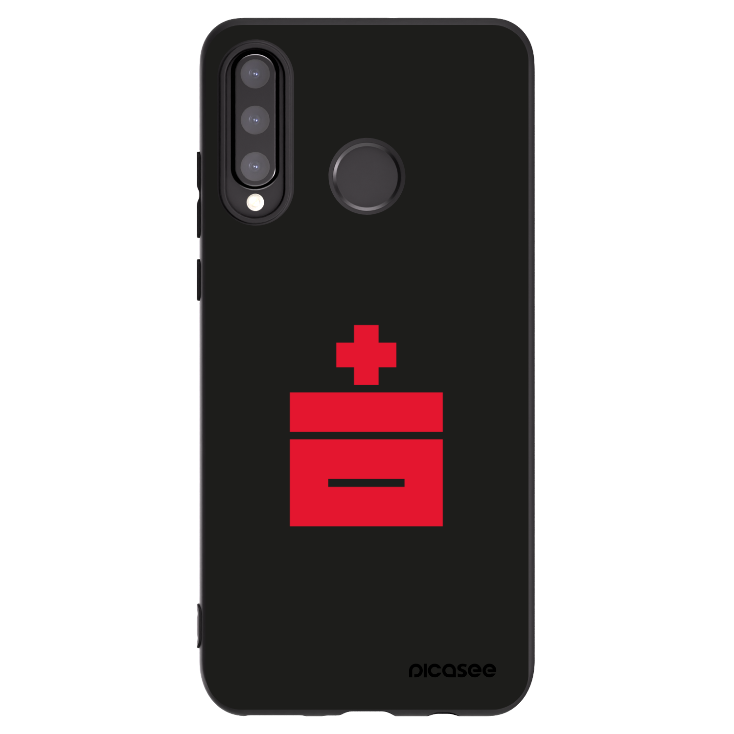 Picasee fekete szilikon tok az alábbi mobiltelefonokra Huawei P30 Lite - Le Plastenciaga