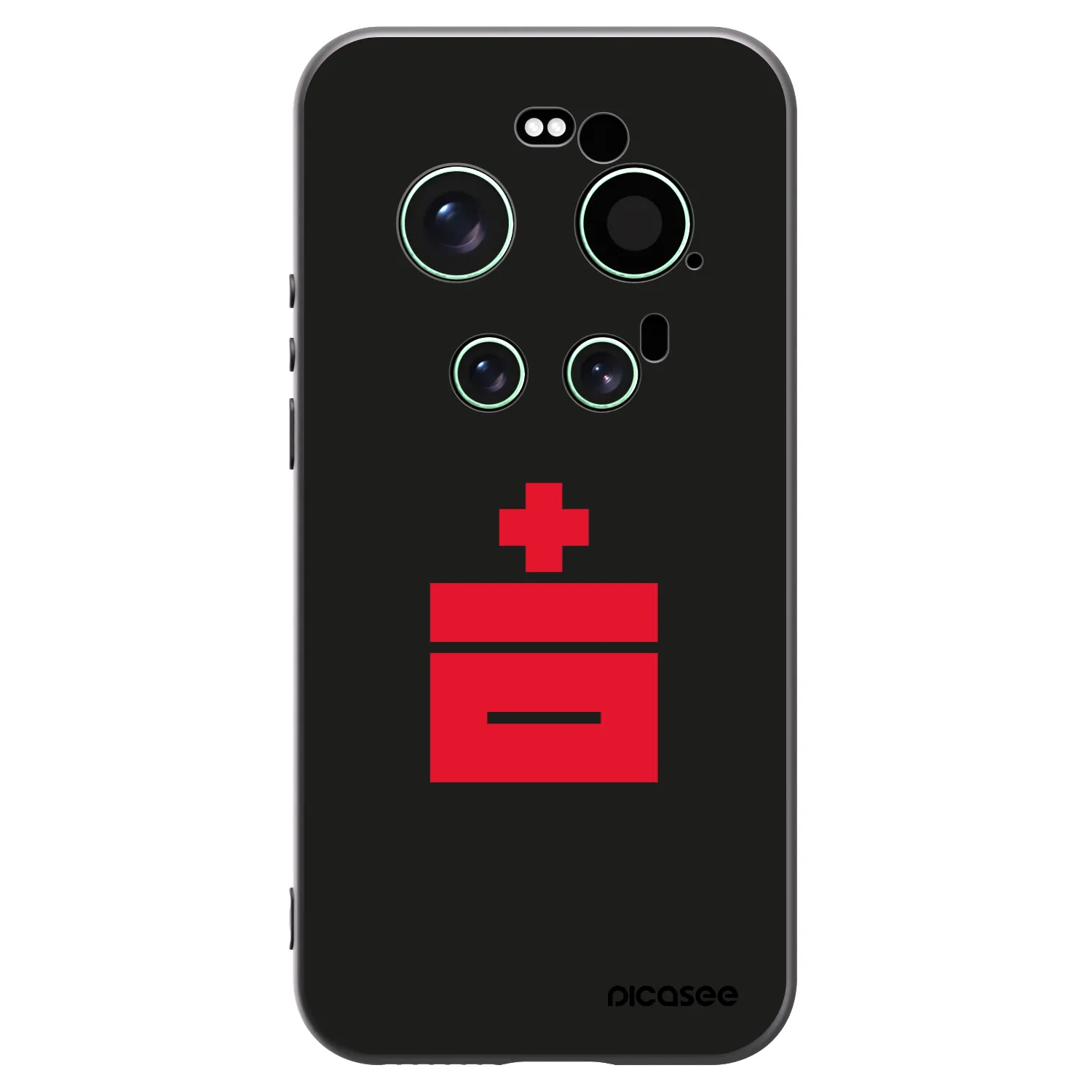 Picasee fekete szilikon tok az alábbi mobiltelefonokra Xiaomi 17 Ultra - Le Plastenciaga