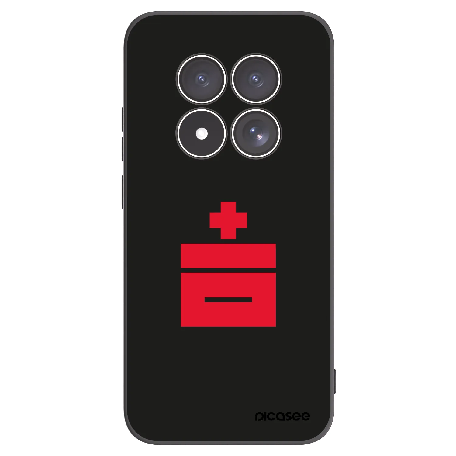 Picasee fekete szilikon tok az alábbi mobiltelefonokra Xiaomi Redmi Note 15 Pro 5G - Le Plastenciaga