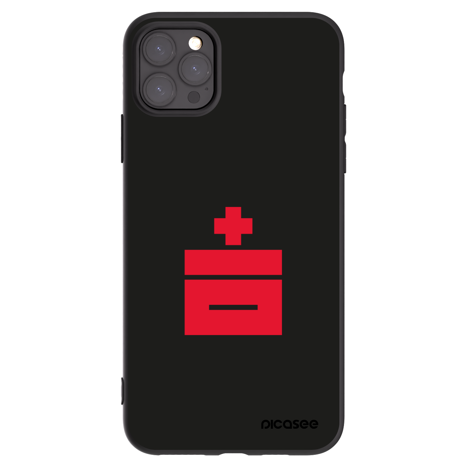 Picasee fekete szilikon tok az alábbi mobiltelefonokra Apple iPhone 11 Pro Max - Le Plastenciaga
