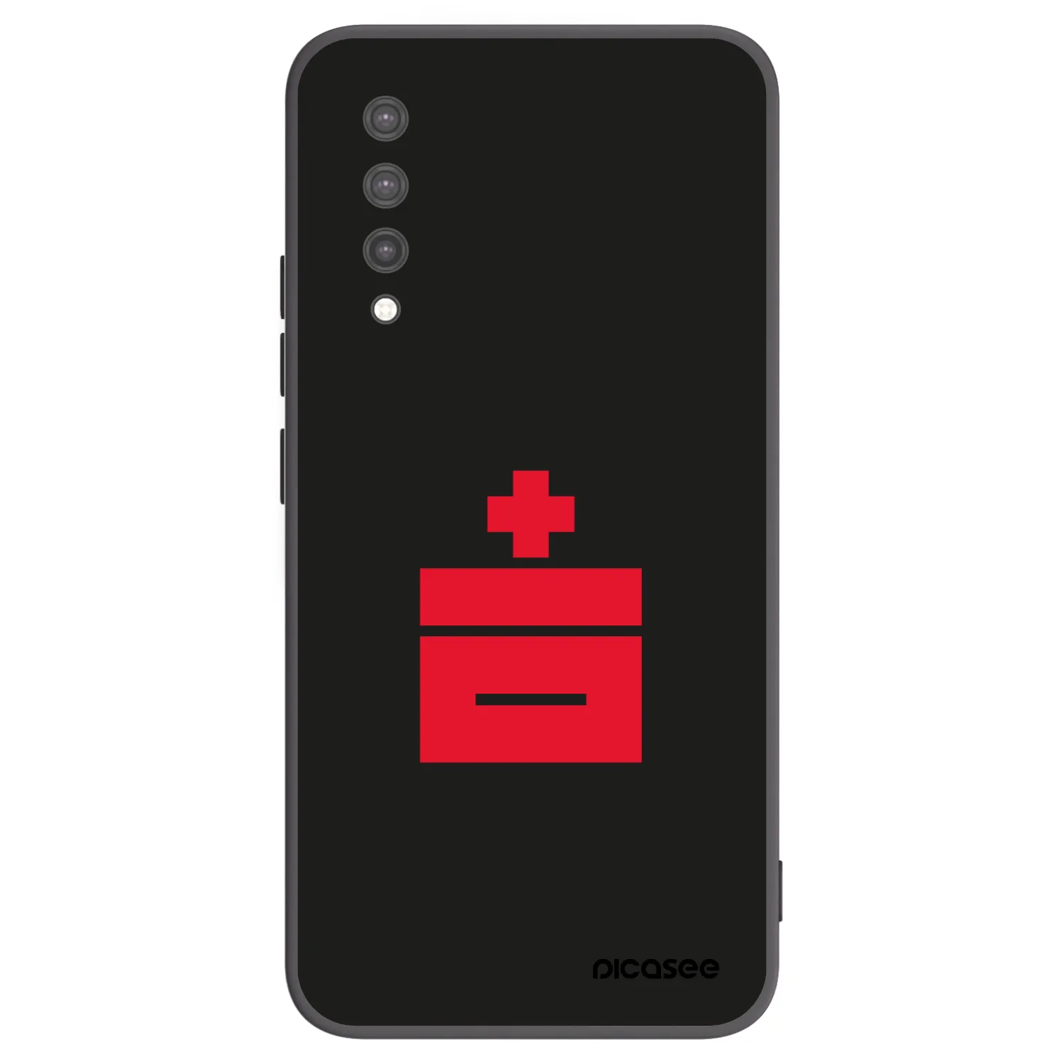 Picasee fekete szilikon tok az alábbi mobiltelefonokra Xiaomi Mi 9 Lite - Le Plastenciaga