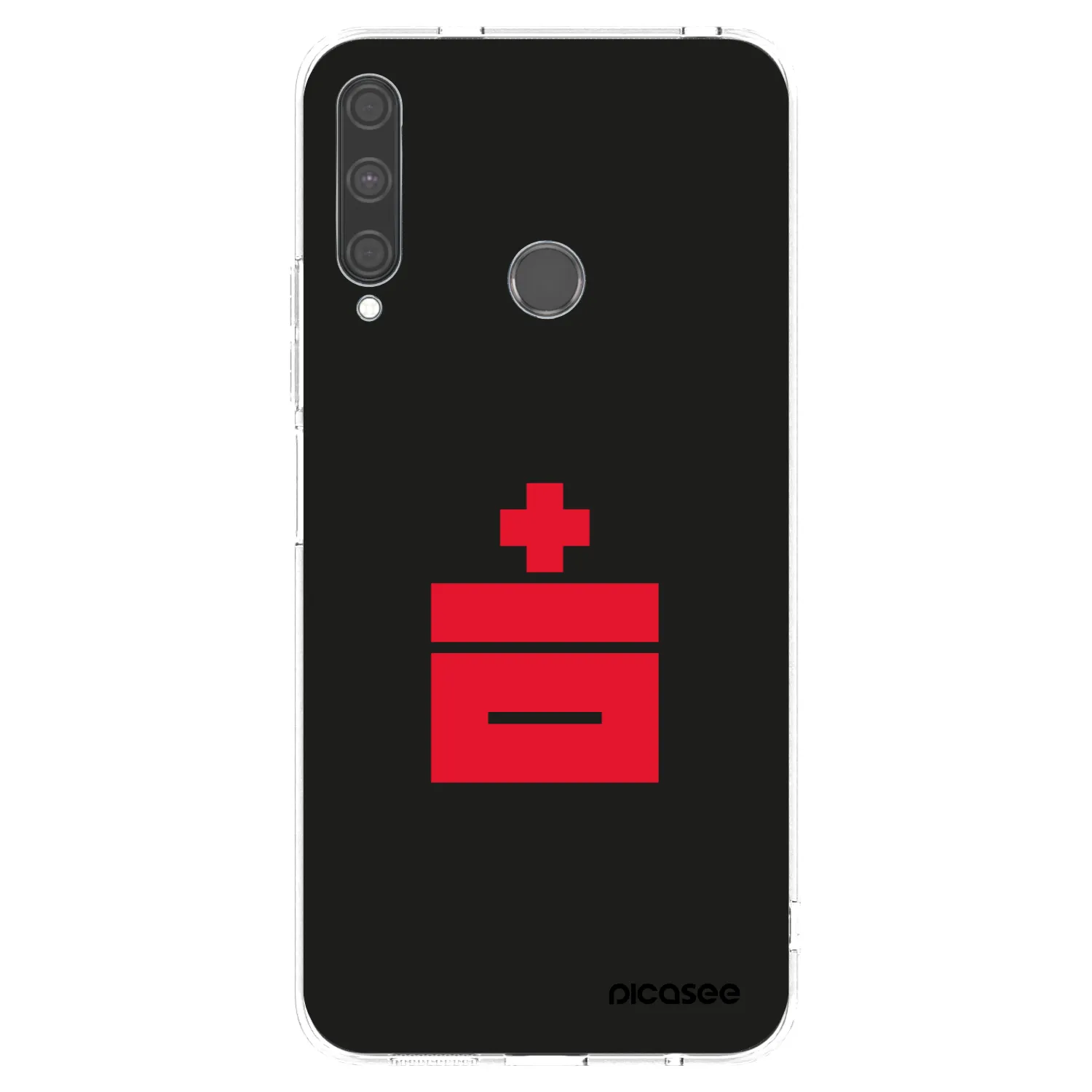 Picasee átlátszó szilikon tok az alábbi mobiltelefonokra Huawei P40 Lite E - Le Plastenciaga