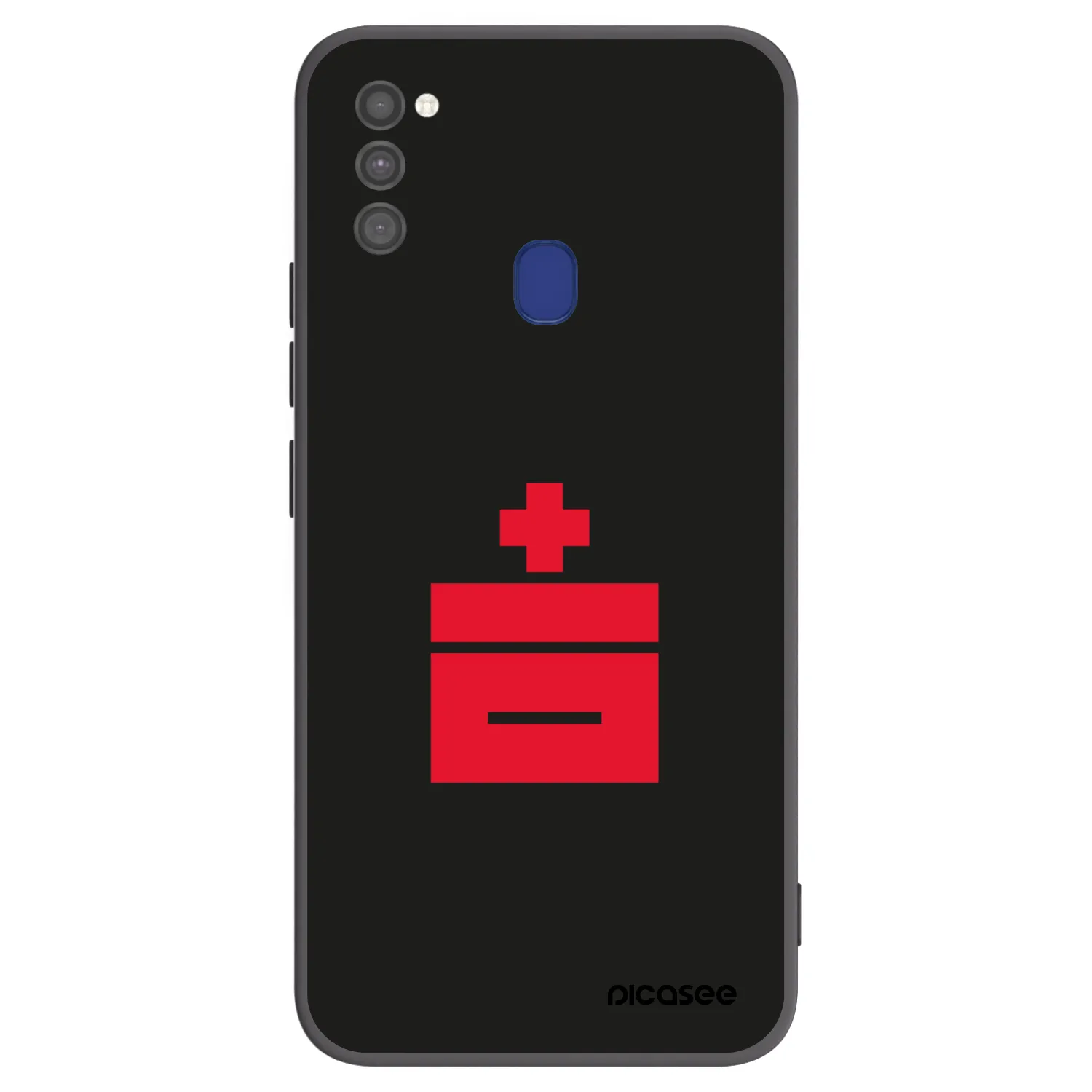 Picasee fekete szilikon tok az alábbi mobiltelefonokra Samsung Galaxy M21 M215F - Le Plastenciaga