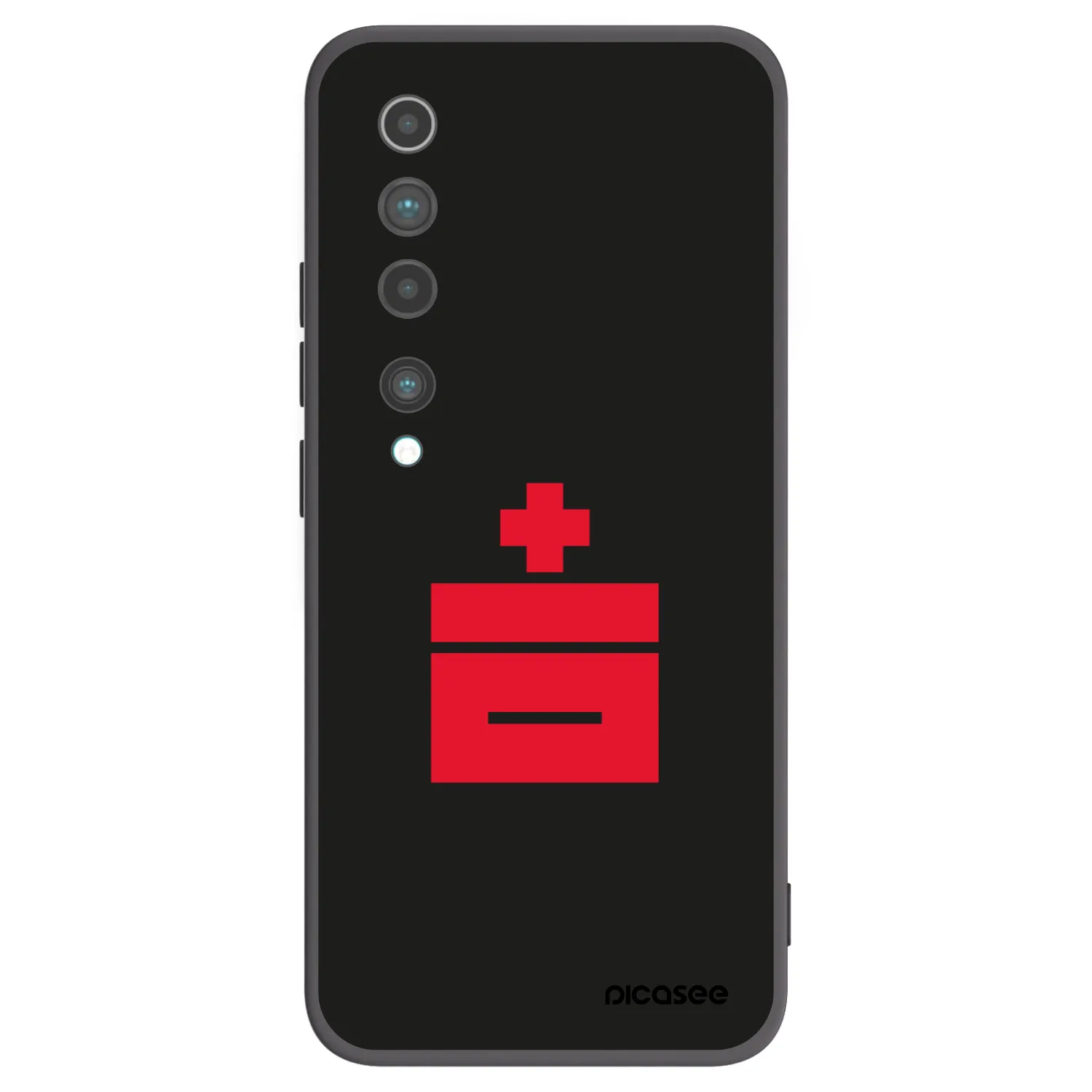 Picasee fekete szilikon tok az alábbi mobiltelefonokra Xiaomi Mi 10 - Le Plastenciaga