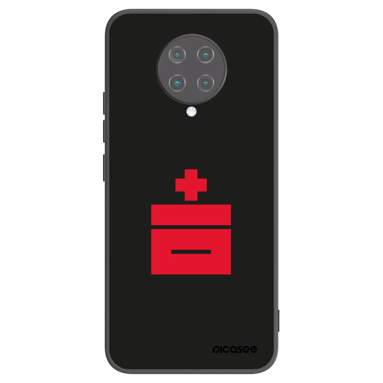 Picasee fekete szilikon tok az alábbi mobiltelefonokra Xiaomi Poco F2 Pro - Le Plastenciaga