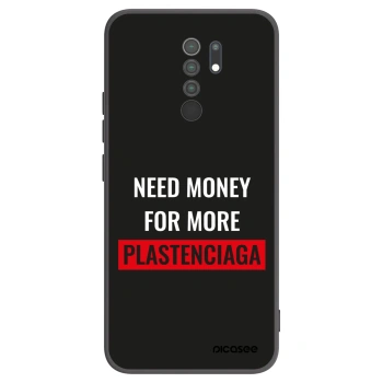 Picasee fekete szilikon tok az alábbi mobiltelefonokra Xiaomi Redmi 9 - More PLASTENCIAGA