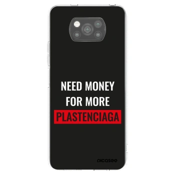 Picasee fekete szilikon tok az alábbi mobiltelefonokra Xiaomi Poco X3 - More PLASTENCIAGA