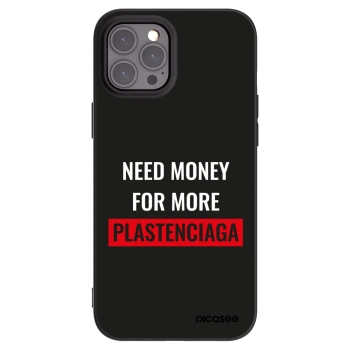 Picasee fekete szilikon tok az alábbi mobiltelefonokra Apple iPhone 12 Pro Max - More PLASTENCIAGA