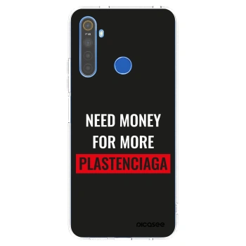 Picasee átlátszó szilikon tok az alábbi mobiltelefonokra Realme 5 - More PLASTENCIAGA