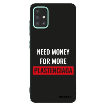 Picasee átlátszó szilikon tok az alábbi mobiltelefonokra Samsung Galaxy M31s - More PLASTENCIAGA