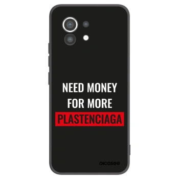 Picasee fekete szilikon tok az alábbi mobiltelefonokra Xiaomi Mi 11 - More PLASTENCIAGA