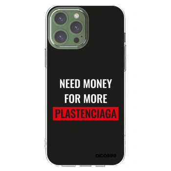 Picasee átlátszó szilikon tok az alábbi mobiltelefonokra Apple iPhone 13 Pro Max - More PLASTENCIAGA