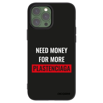 Picasee fekete szilikon tok az alábbi mobiltelefonokra Apple iPhone 13 Pro Max - More PLASTENCIAGA