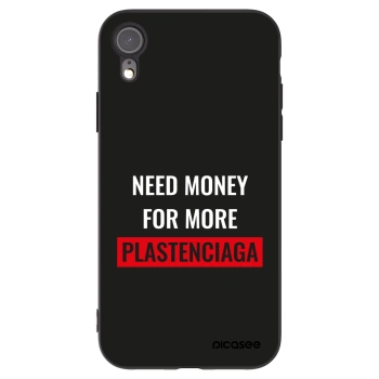 Picasee fekete szilikon tok az alábbi mobiltelefonokra Apple iPhone XR - More PLASTENCIAGA