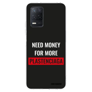 Picasee átlátszó szilikon tok az alábbi mobiltelefonokra Realme 8 5G - More PLASTENCIAGA