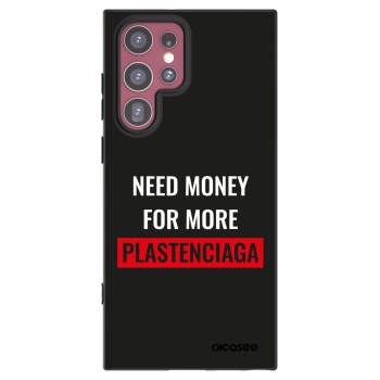 Picasee fekete szilikon tok az alábbi mobiltelefonokra Samsung Galaxy S22 Ultra 5G - More PLASTENCIAGA