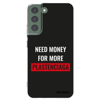 Picasee átlátszó szilikon tok az alábbi mobiltelefonokra Samsung Galaxy S22+ 5G - More PLASTENCIAGA