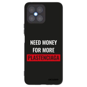 Picasee fekete szilikon tok az alábbi mobiltelefonokra Honor X8 4G - More PLASTENCIAGA