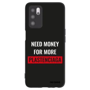 Picasee fekete szilikon tok az alábbi mobiltelefonokra OPPO A16 - More PLASTENCIAGA