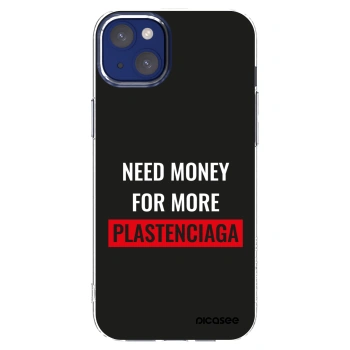 Picasee átlátszó szilikon tok az alábbi mobiltelefonokra Apple iPhone 14 Plus - More PLASTENCIAGA