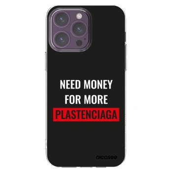 Picasee átlátszó szilikon tok az alábbi mobiltelefonokra Apple iPhone 14 Pro Max - More PLASTENCIAGA