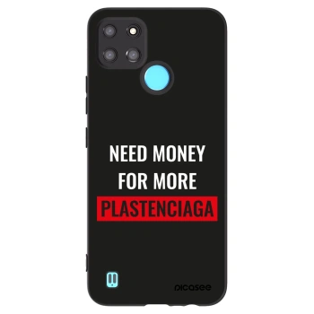 Picasee fekete szilikon tok az alábbi mobiltelefonokra Realme C21Y - More PLASTENCIAGA