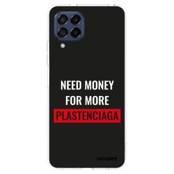 Picasee átlátszó szilikon tok az alábbi mobiltelefonokra Samsung Galaxy M53 5G - More PLASTENCIAGA