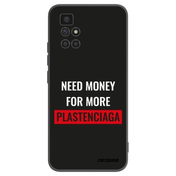 Picasee fekete szilikon tok az alábbi mobiltelefonokra Xiaomi Redmi 10 (2022) - More PLASTENCIAGA