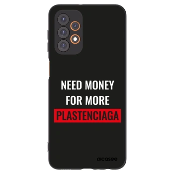 Picasee fekete szilikon tok az alábbi mobiltelefonokra Samsung Galaxy A23 A235F 4G - More PLASTENCIAGA