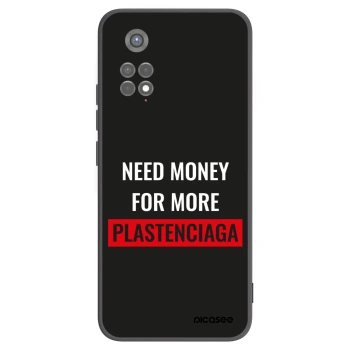 Picasee fekete szilikon tok az alábbi mobiltelefonokra Xiaomi Redmi Note 11S 5G - More PLASTENCIAGA