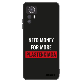 Picasee fekete szilikon tok az alábbi mobiltelefonokra Xiaomi Redmi Note 12S - More PLASTENCIAGA