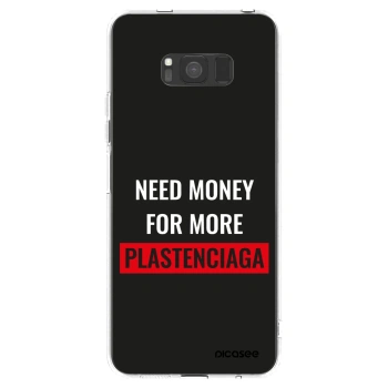 Picasee átlátszó szilikon tok az alábbi mobiltelefonokra Samsung Galaxy S8 G950F - More PLASTENCIAGA