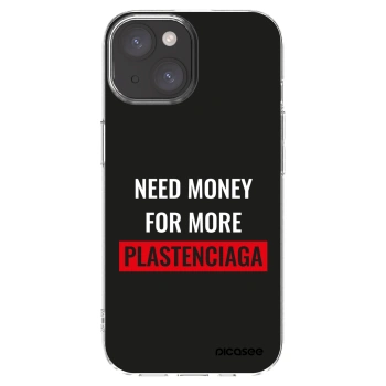 Picasee átlátszó szilikon tok az alábbi mobiltelefonokra Apple iPhone 15 - More PLASTENCIAGA
