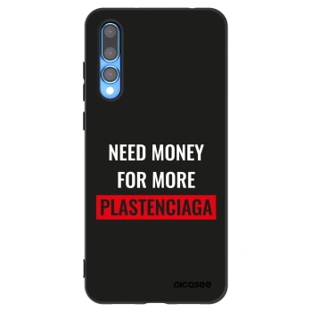 Picasee fekete szilikon tok az alábbi mobiltelefonokra Huawei P20 Pro - More PLASTENCIAGA