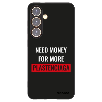 Picasee fekete szilikon tok az alábbi mobiltelefonokra Samsung Galaxy S24 S921B 5G - More PLASTENCIAGA