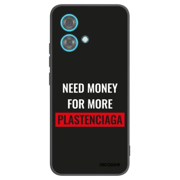 Picasee fekete szilikon tok az alábbi mobiltelefonokra Motorola Edge 40 Neo - More PLASTENCIAGA