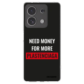 Picasee átlátszó szilikon tok az alábbi mobiltelefonokra Xiaomi Redmi Note 13 4G - More PLASTENCIAGA