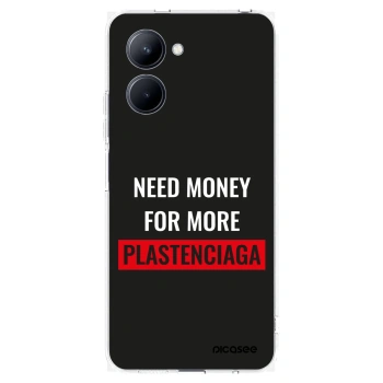 Picasee átlátszó szilikon tok az alábbi mobiltelefonokra Realme C33 (2023) - More PLASTENCIAGA