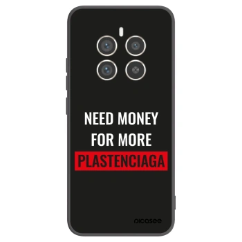 Picasee fekete szilikon tok az alábbi mobiltelefonokra Realme 12 Pro 5G - More PLASTENCIAGA