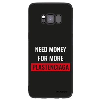Picasee fekete szilikon tok az alábbi mobiltelefonokra Samsung Galaxy S8 G950F - More PLASTENCIAGA