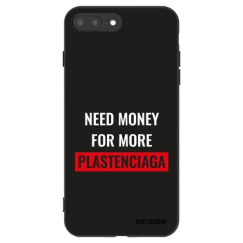 Picasee fekete szilikon tok az alábbi mobiltelefonokra Apple iPhone 8 Plus - More PLASTENCIAGA
