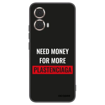 Picasee fekete szilikon tok az alábbi mobiltelefonokra Motorola Moto G85 - More PLASTENCIAGA