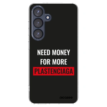 Picasee átlátszó szilikon tok az alábbi mobiltelefonokra Samsung Galaxy S25 5G - More PLASTENCIAGA