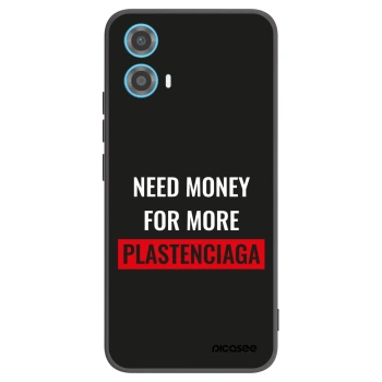 Picasee fekete szilikon tok az alábbi mobiltelefonokra Motorola Moto G34 5G - More PLASTENCIAGA