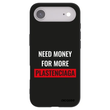 Picasee fekete szilikon tok az alábbi mobiltelefonokra Apple iPhone Air - More PLASTENCIAGA