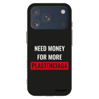 Picasee átlátszó szilikon tok az alábbi mobiltelefonokra Apple iPhone 17 Pro - More PLASTENCIAGA