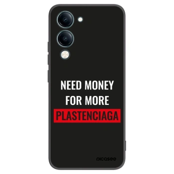Picasee fekete szilikon tok az alábbi mobiltelefonokra Vivo Y29s 5G - More PLASTENCIAGA