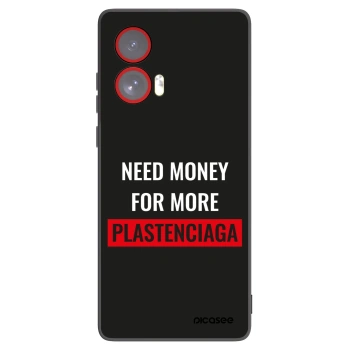Picasee fekete szilikon tok az alábbi mobiltelefonokra Motorola Edge 50 Fusion - More PLASTENCIAGA